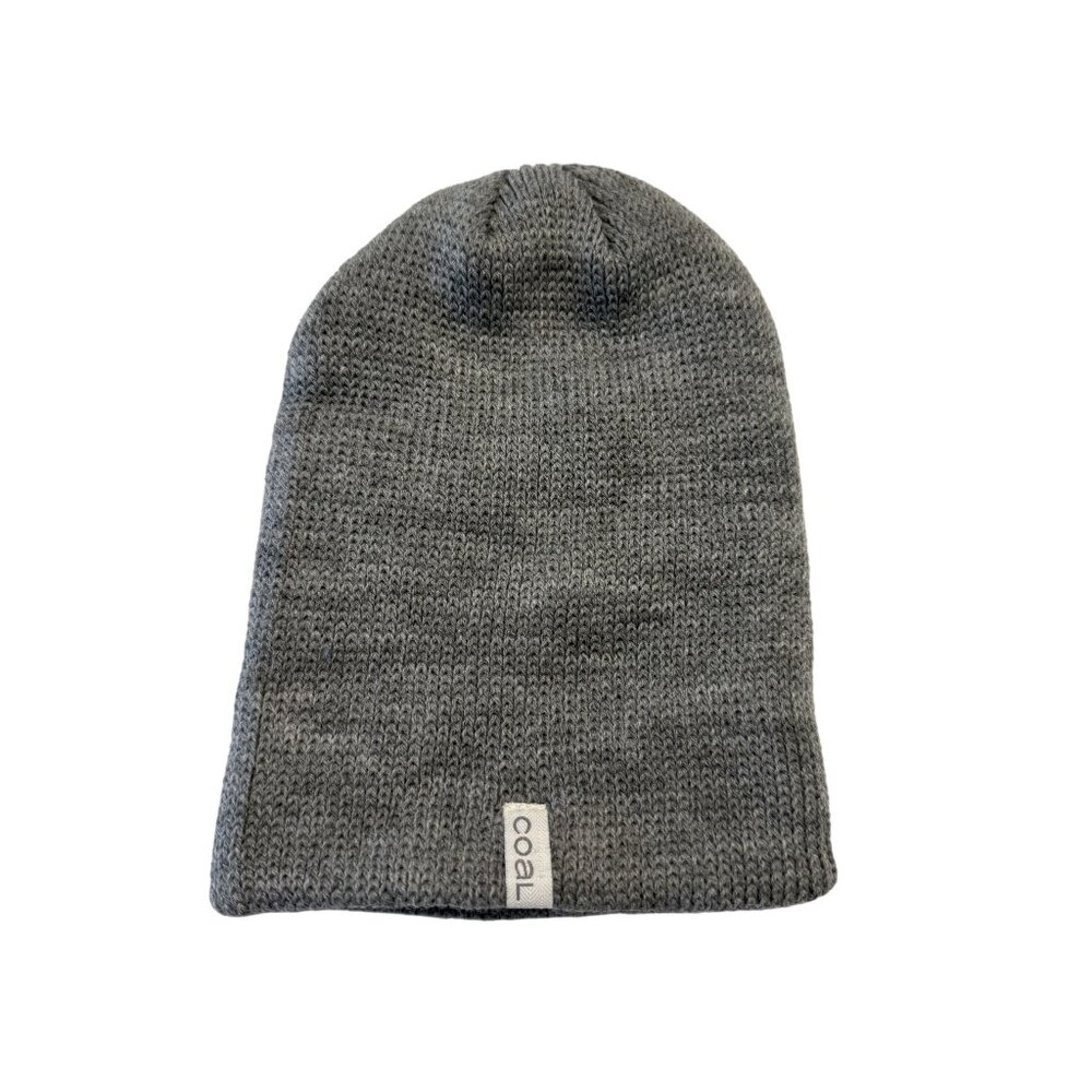NWT Coal The Frena Thick Knit Cuff Solid Heather Grey Beanie Unisex